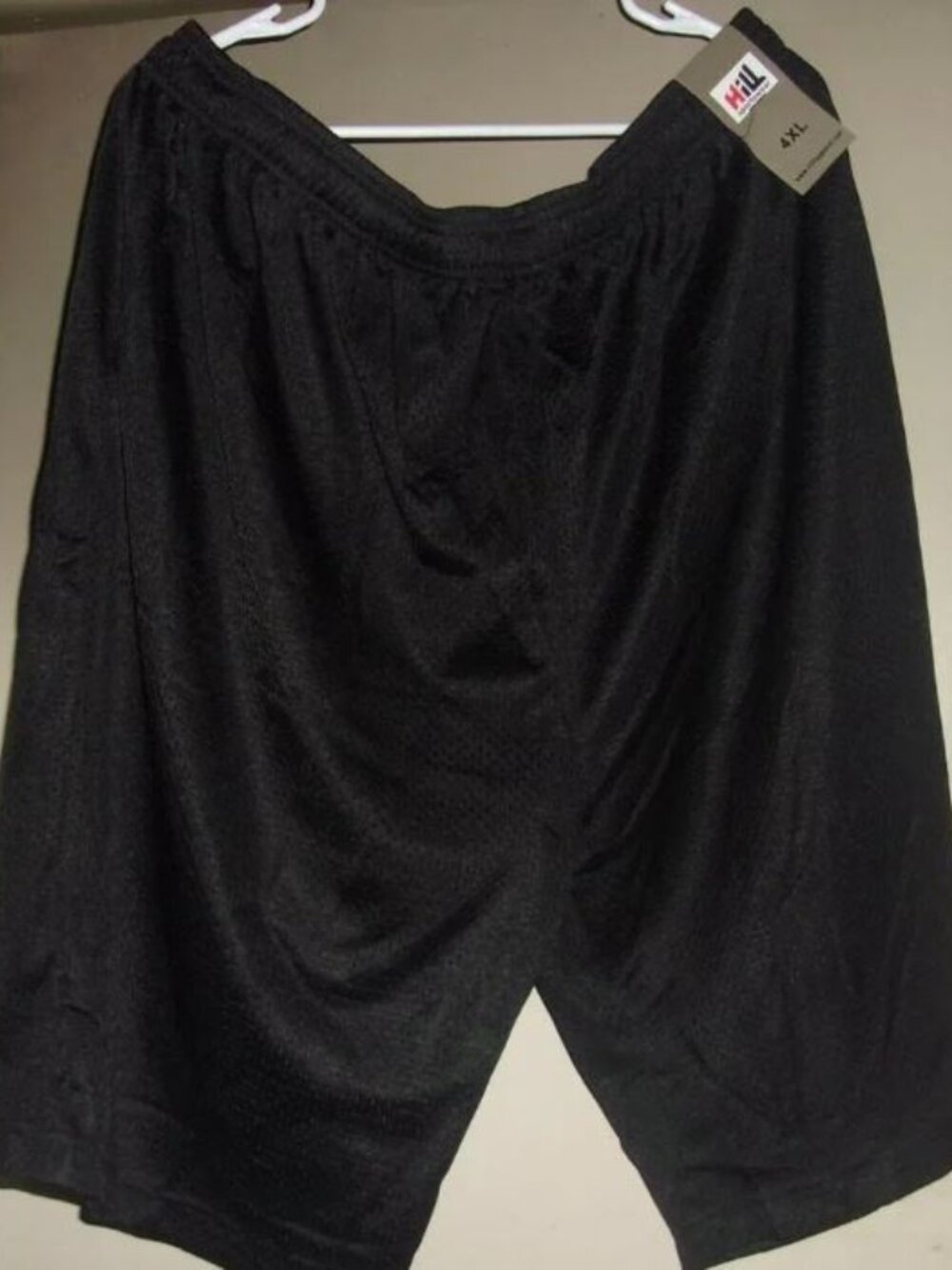 NEW WITH TAGS Men's Hill Apparel Black Shorts Size 4XL